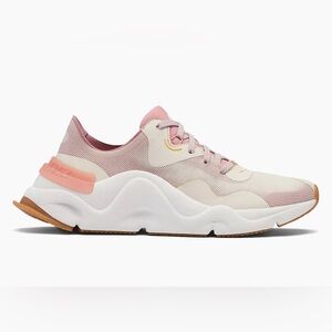 Sorel Kinetic Renegade Float Sneakers Pink Ivory